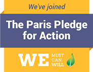 We've joined the Paris Pledge for Action